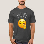 Clock it Tshirt (Vorderseite)