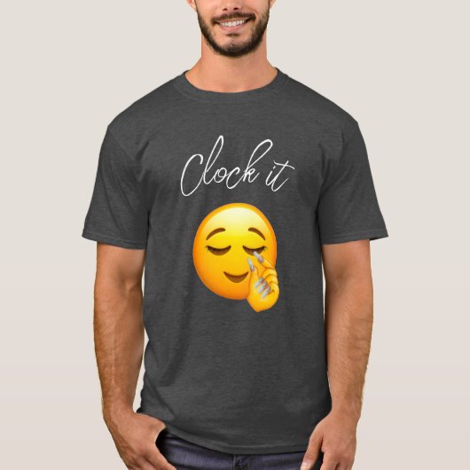 Clock it Tshirt (Vorderseite)