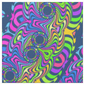 Clock Mandala II + Ihr Backgr. Ideen Stoff (Nahaufnahme)