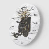 Clock Maskarade Shopping Spree Große Wanduhr (Winkel)