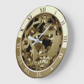 Clock Mechanical Wall Clock Große Wanduhr (Winkel)