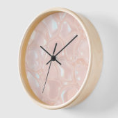 Clock Peach Slime Design Uhr (Winkel)