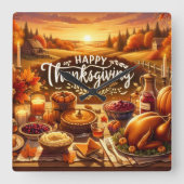 Clock Quadratische Wanduhr (Vorderseite)