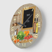 Clock Round Kitchen Große Wanduhr (Winkel)