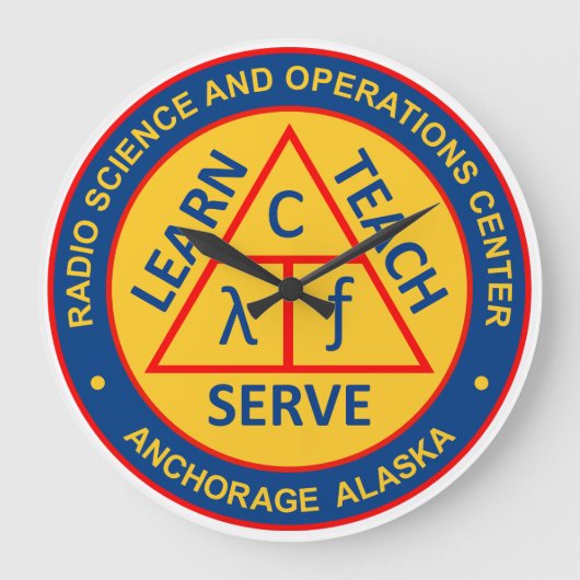 Clock (RSOC) Große Wanduhr (Vorderseite)