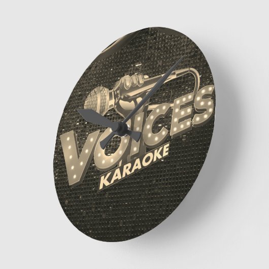 Clock. Runde Wanduhr (Winkel)