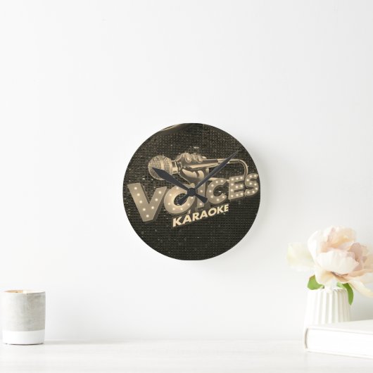 Clock. Runde Wanduhr (Zuhause)