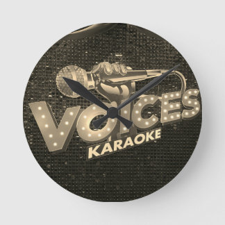 Clock. Runde Wanduhr