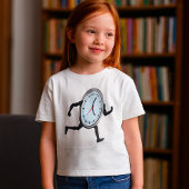 Clock Running Girls T - Shirt