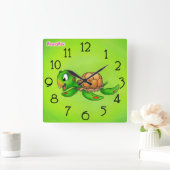 Clock - Sheldon Quadratische Wanduhr (Zuhause)