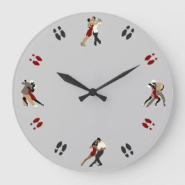 clock tango große wanduhr