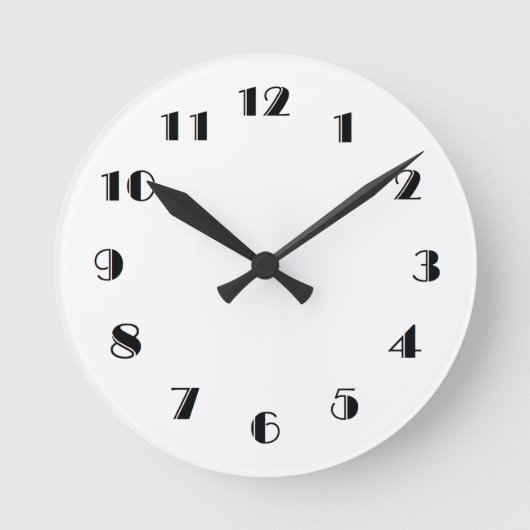 Clock Template Runde Wanduhr (Vorderseite)