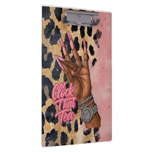 Clock that Teejournal Klemmbrett (Rechts)