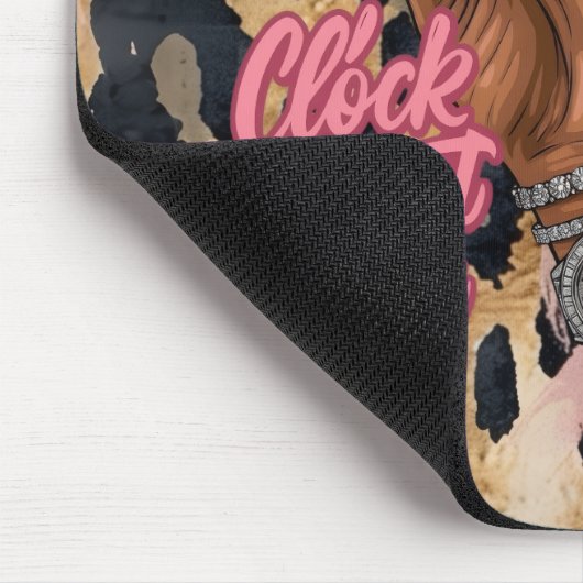 Clock that Teejournal Mousepad (Ecke)