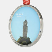 Clock Tower of Arachova Greece Ornament Aus Metall (Links)