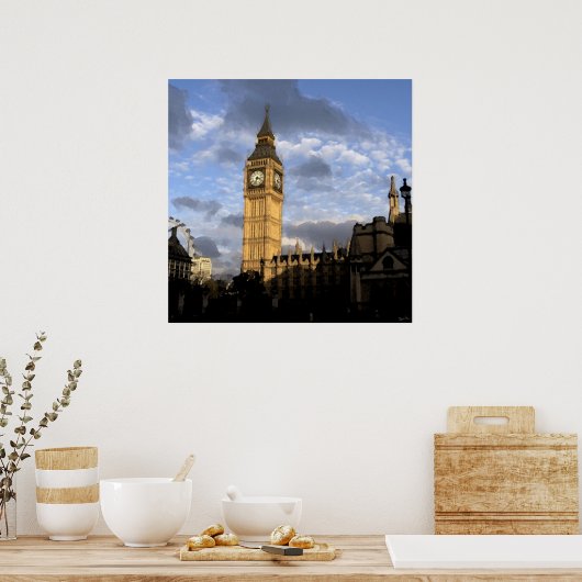 Clock Tower Poster (Küche)