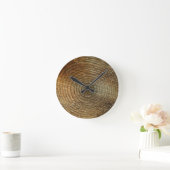 CLOCK-WOOD RUNDE WANDUHR (Zuhause)