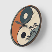 Clock Yin Yang Design Runde Wanduhr (Winkel)