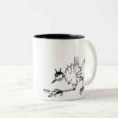 ClockBird Zweifarbige Tasse (VorderseiteRechts)