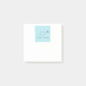 Clockflower Publishing-Markenhinweise Post-it Klebezettel (Vorderseite)