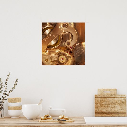 Clockmaker - Unadjusted Swiss Poster (Küche)