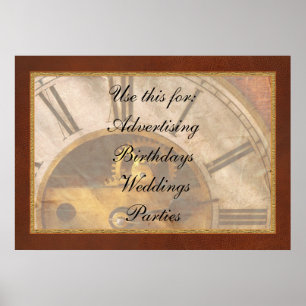 Clockmaker - wann es ist poster