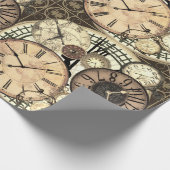Clocks Geschenkpapier (Ecke)