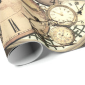 Clocks Geschenkpapier (Rolleneckpunkt)