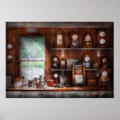Clocksmith - In the Clock Repair Shop Poster (Vorne)