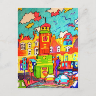 Clockturm Fun Postkarte
