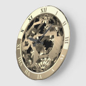 Clockwork 6 Wall Clocks Große Wanduhr (Winkel)