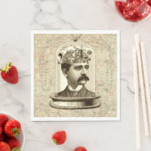 Clockwork Brain STEAMPUNK Vintag Serviette (Beispiel)