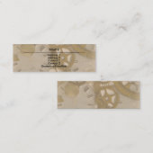 Clockwork Business Card Mini Visitenkarte (Vorne/Hinten)