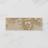 Clockwork Business Card Mini Visitenkarte (Rückseite)