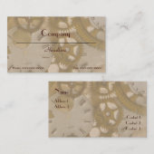 Clockwork Business Card Visitenkarte (Vorne/Hinten)