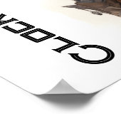 Clockwork Charm Steampunk Vintage junge Frau Poster (Ecke)