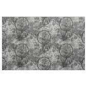 Clockwork Collage Grau Stoff (Fat Quarter (45,7 x 55,9 cm))