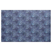 Clockwork Collage Indigo Stoff (Yard (91,4 cm))