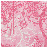Clockwork Collage Pink Stoff (Nahaufnahme)