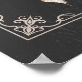 Clockwork Couture Steampunk Digitale Kunst Poster (Ecke)