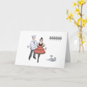 Clockwork Dancer Card Karte (Gelbe Blume)