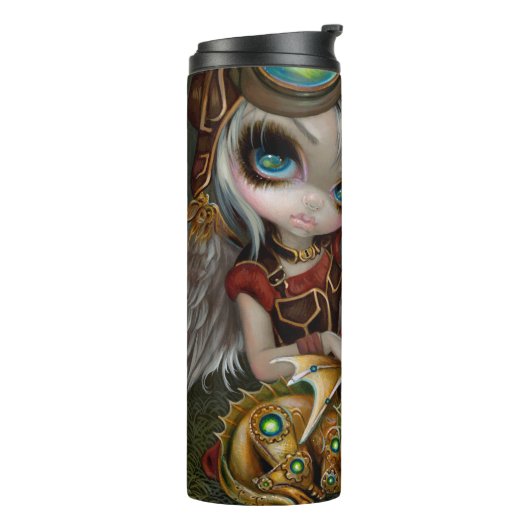 "Clockwork Dragonling" Thermosbecher (Nach links gedreht)