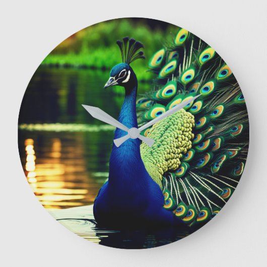 Clockwork Majestät Große Wanduhr (Vorderseite)