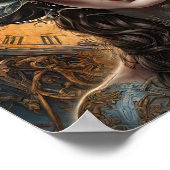 Clockwork Orange A Steampunk Frau Poster (Ecke)