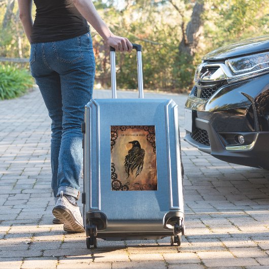 Clockwork Raven Aufkleber (Koffer Insitu)