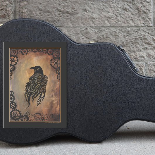 Clockwork Raven Aufkleber