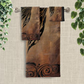 Clockwork Raven Badhandtuch Set