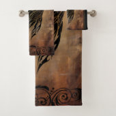 Clockwork Raven Badhandtuch Set (Insitu)