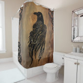 Clockwork Raven Duschvorhang (Beispiel)