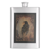 Clockwork Raven Flachmann (Vorderseite)